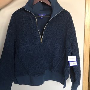 NWT Cozy teddy sweater jacket by JoyLab
